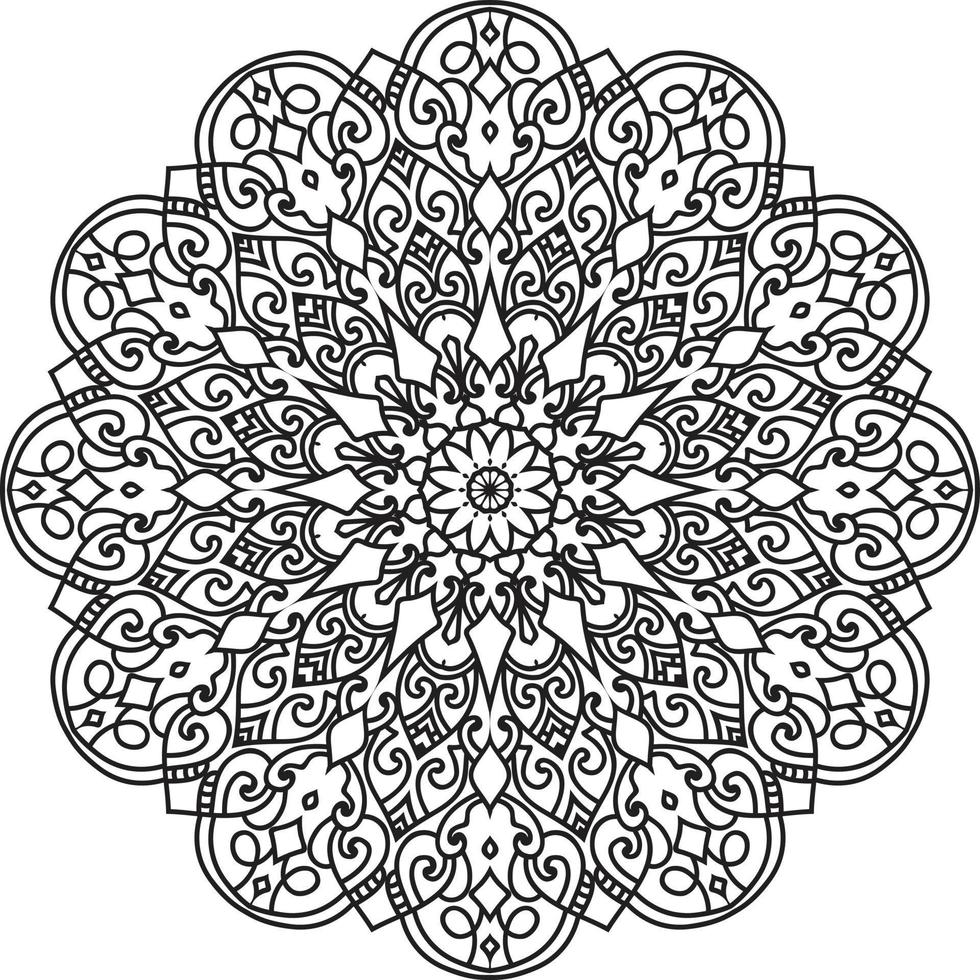 Circular Mandala Pro Vector