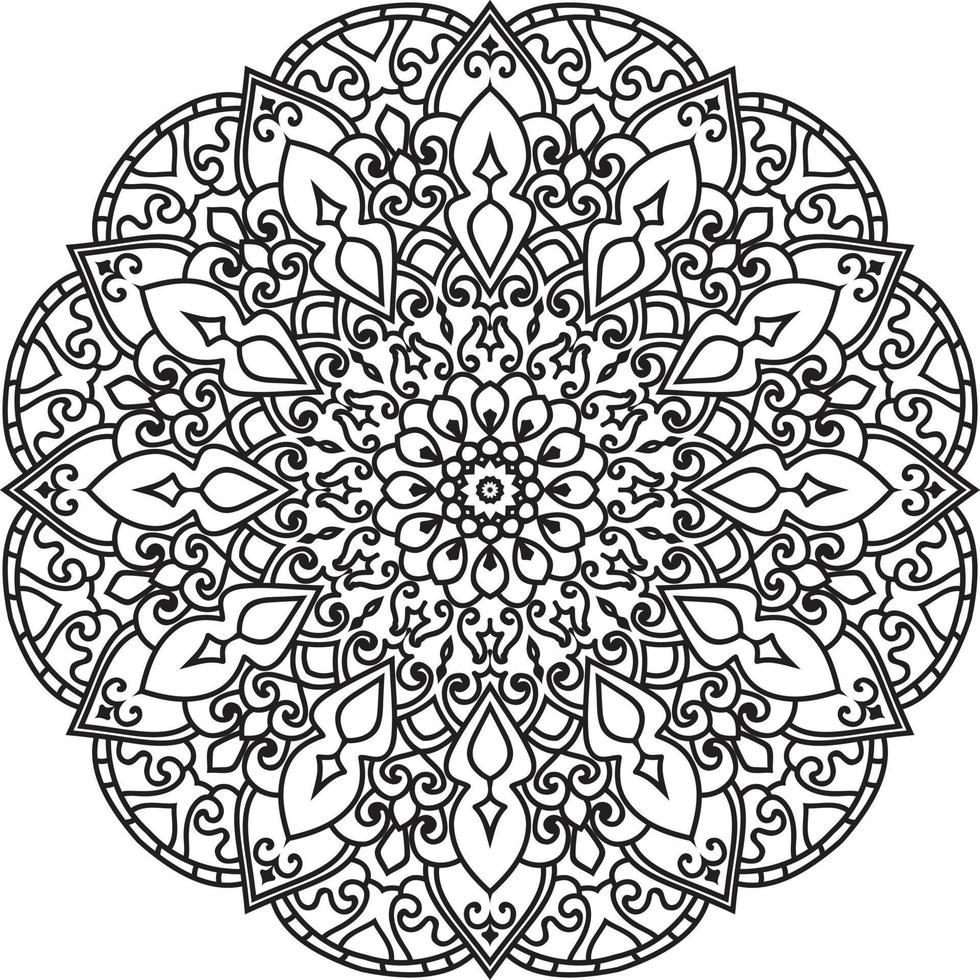 Circular Mandala Pro Vector