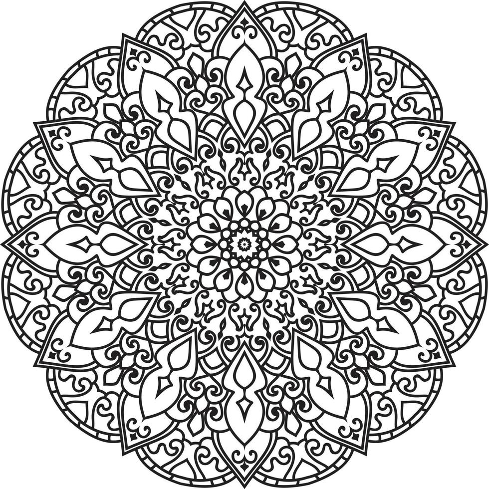 Circular Mandala Pro Vector