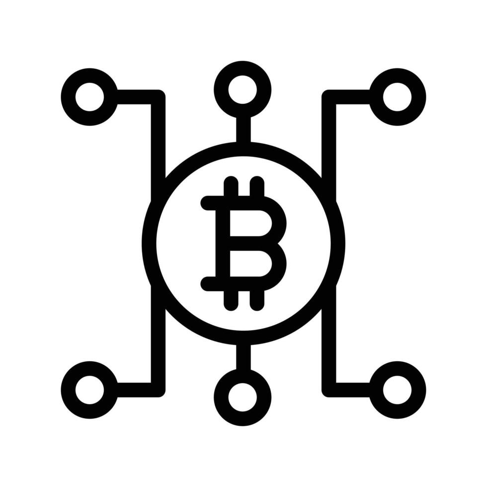 bitcoin connection vector illustration on a background.Premium quality symbols.vector icons for concept and graphic design.