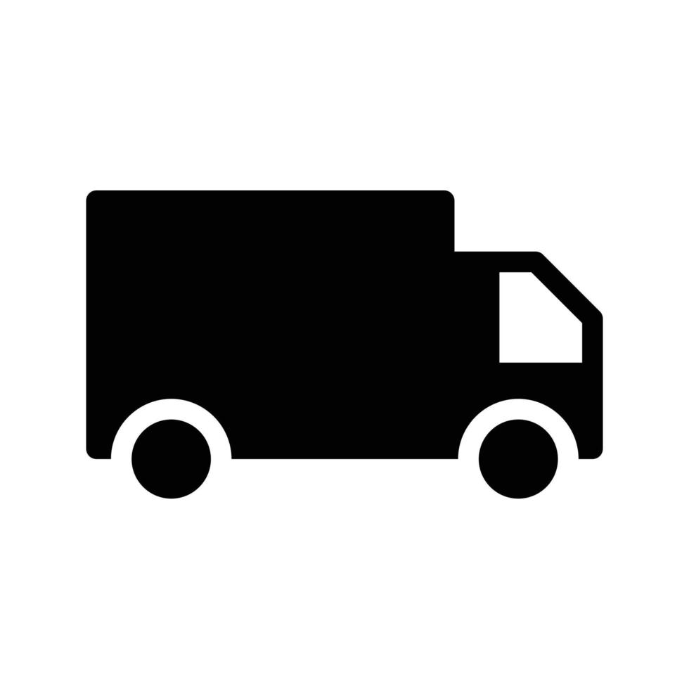 delivery truck vector illustration on a background.Premium quality symbols.vector icons for concept and graphic design.