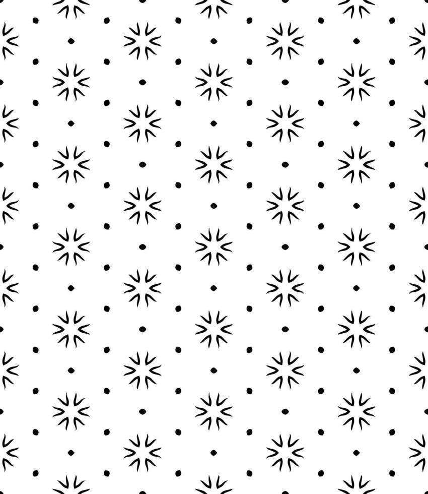 Black and white seamless abstract pattern. Background and backdrop. Grayscale ornamental design. vector