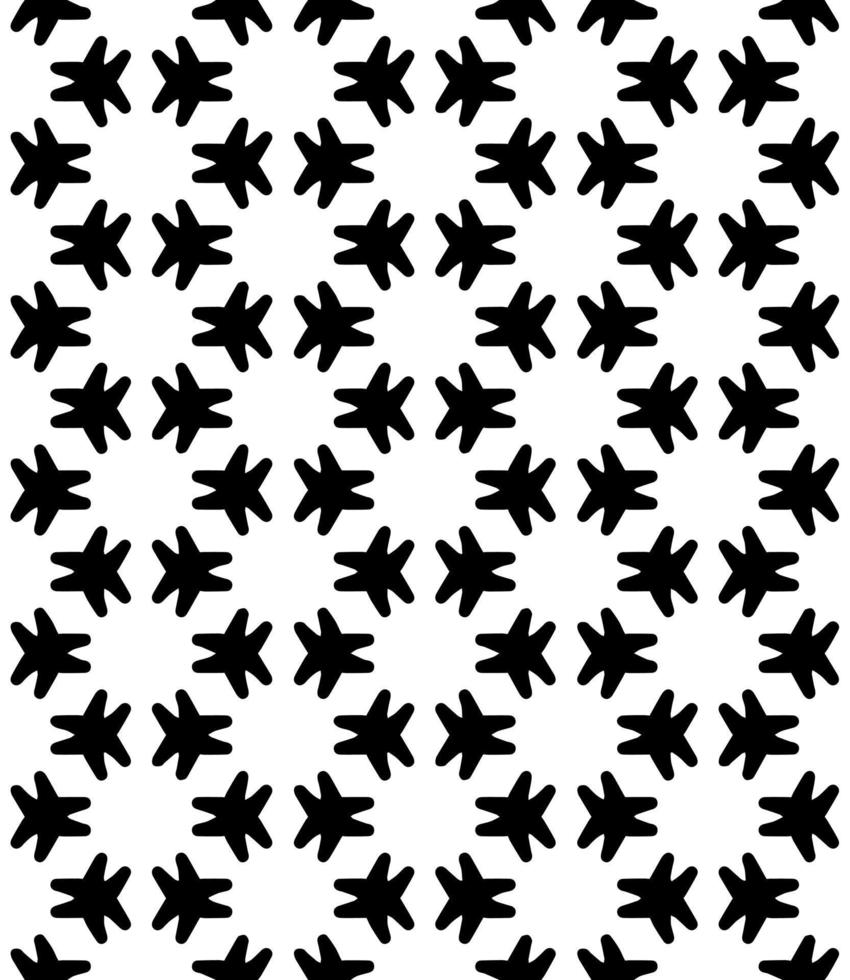 Black and white seamless abstract pattern. Background and backdrop. Grayscale ornamental design. vector