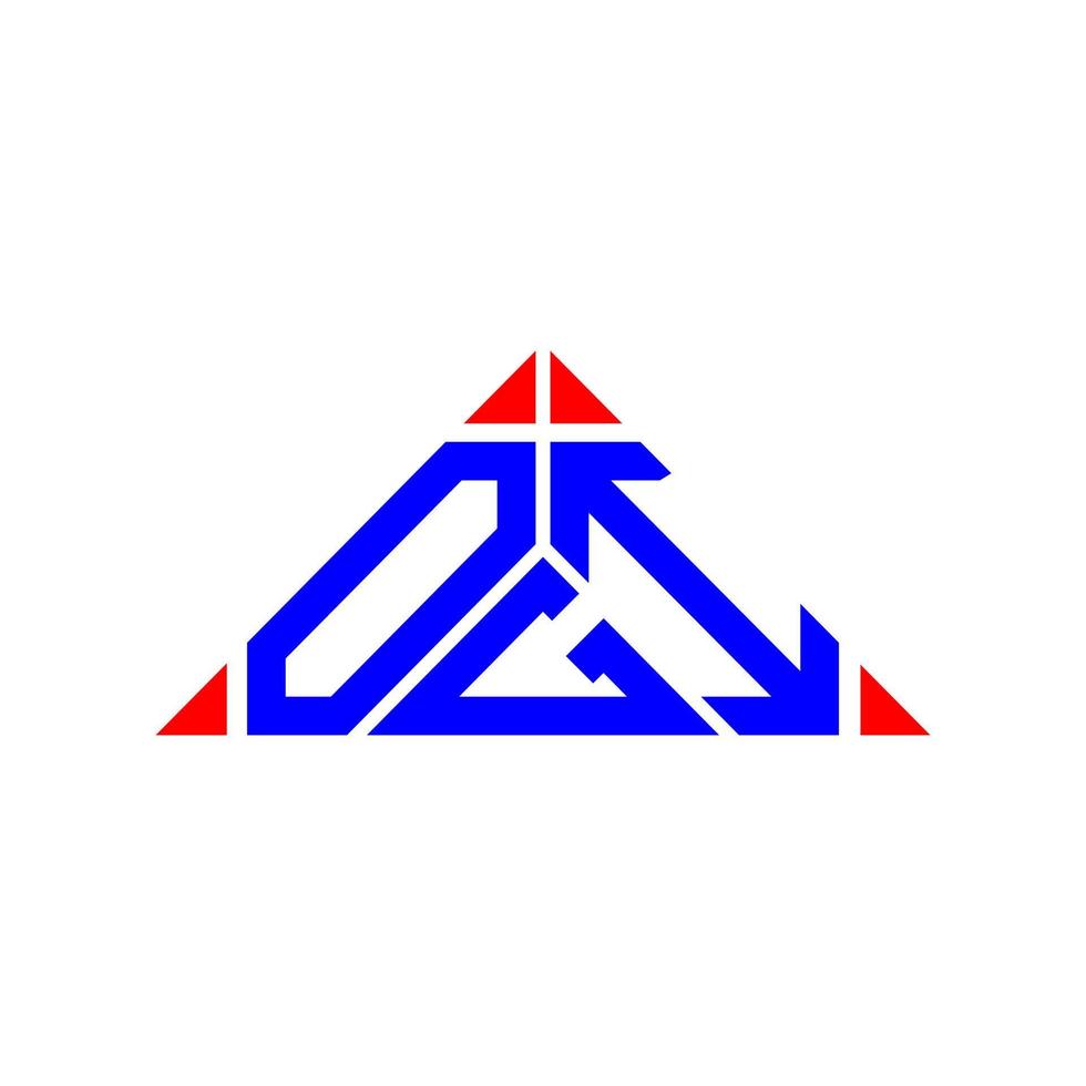 diseño creativo del logotipo de la letra ogi con gráfico vectorial, logotipo simple y moderno de ogi. vector