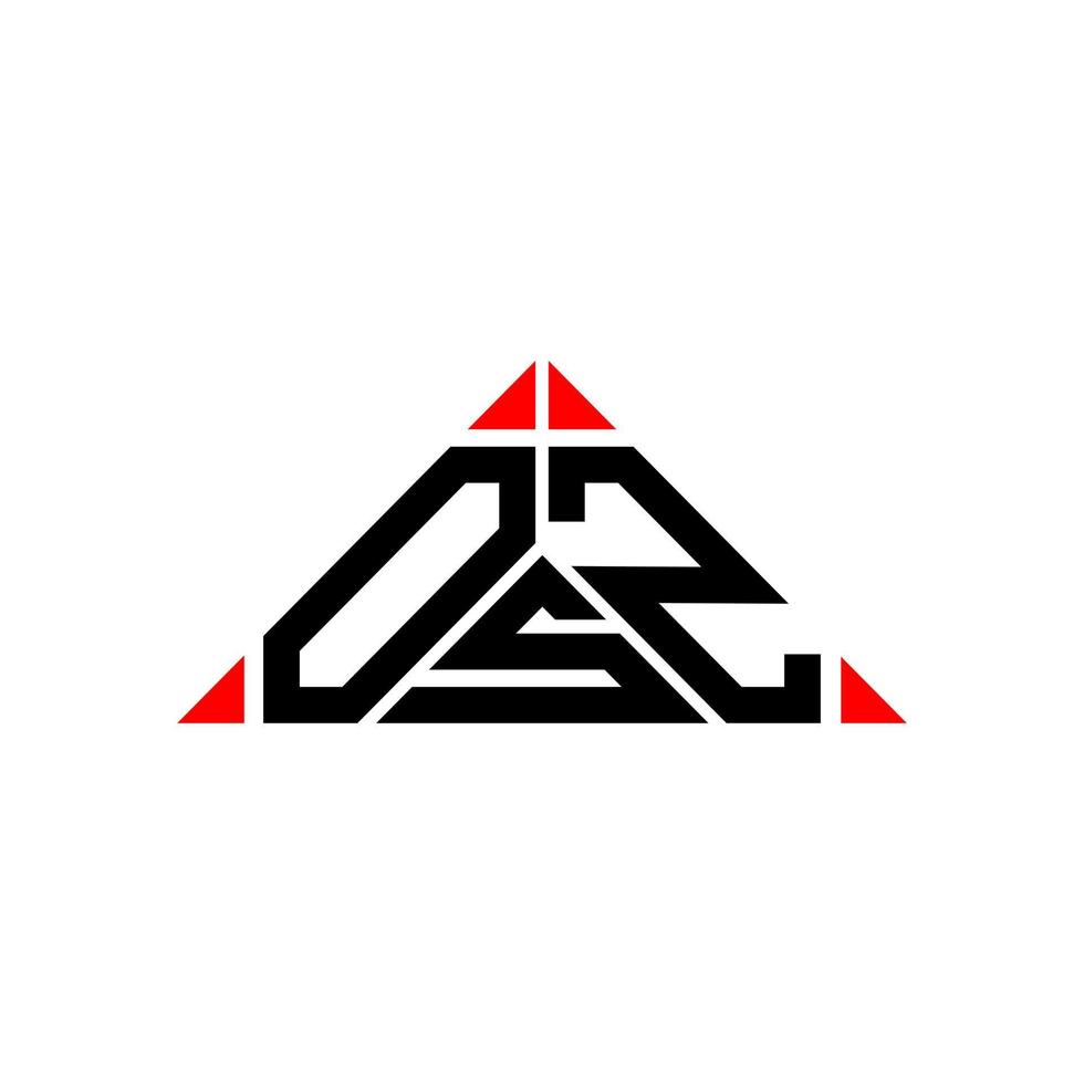 diseño creativo del logotipo de la letra osz con gráfico vectorial, logotipo simple y moderno de osz. vector