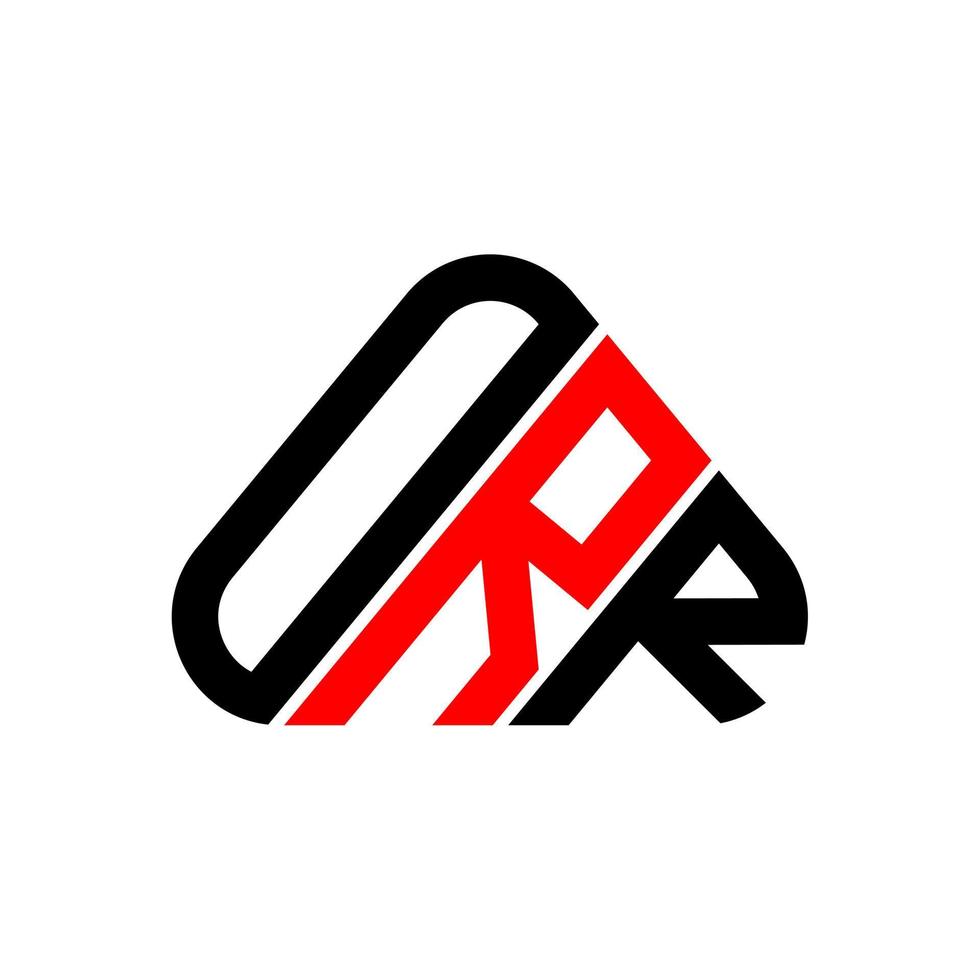 diseño creativo del logotipo de la letra orr con gráfico vectorial, logotipo simple y moderno de orr. vector