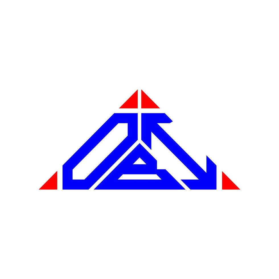 diseño creativo del logotipo de la letra obi con gráfico vectorial, logotipo simple y moderno de obi. vector