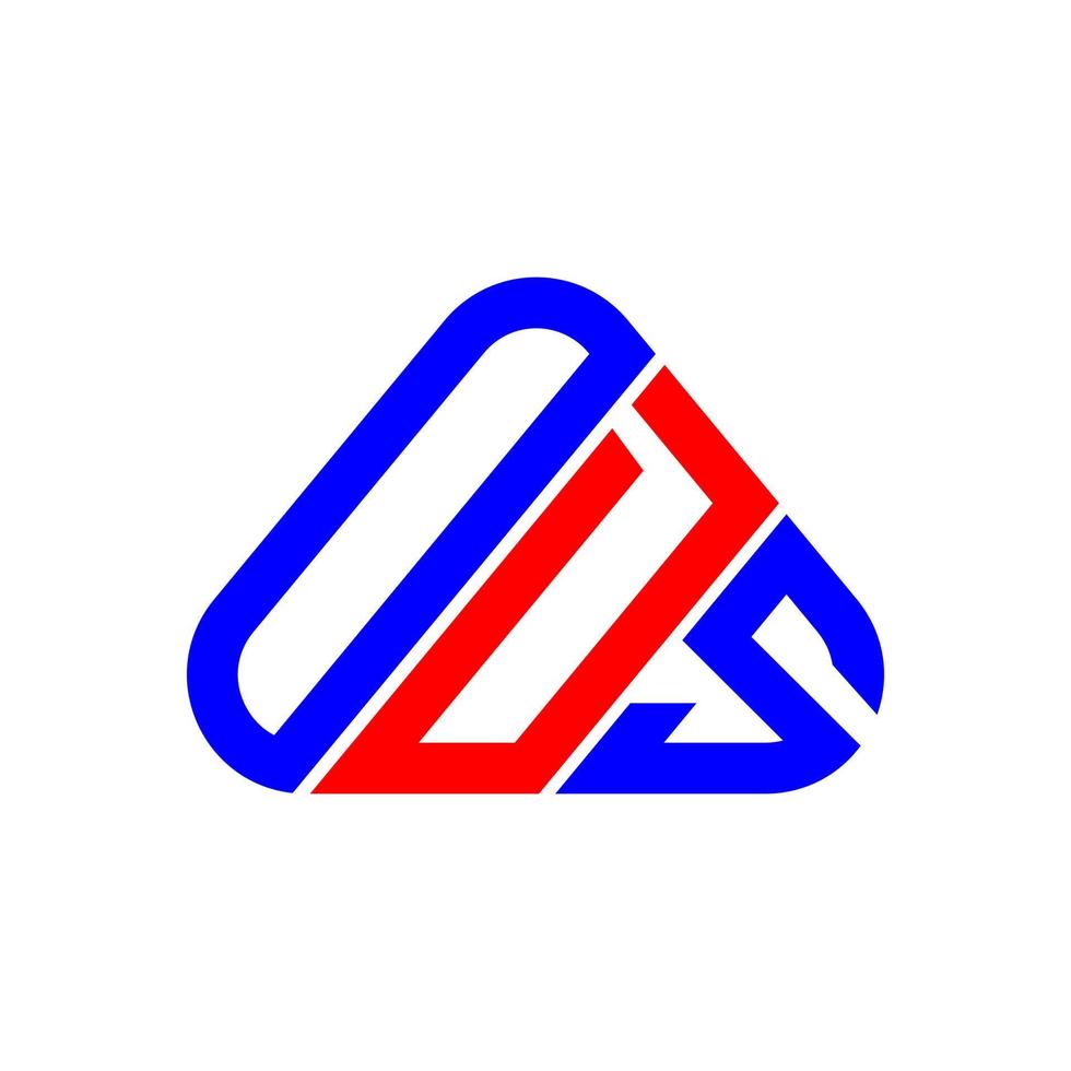 diseño creativo del logotipo de la letra ods con gráfico vectorial, logotipo simple y moderno de ods. vector