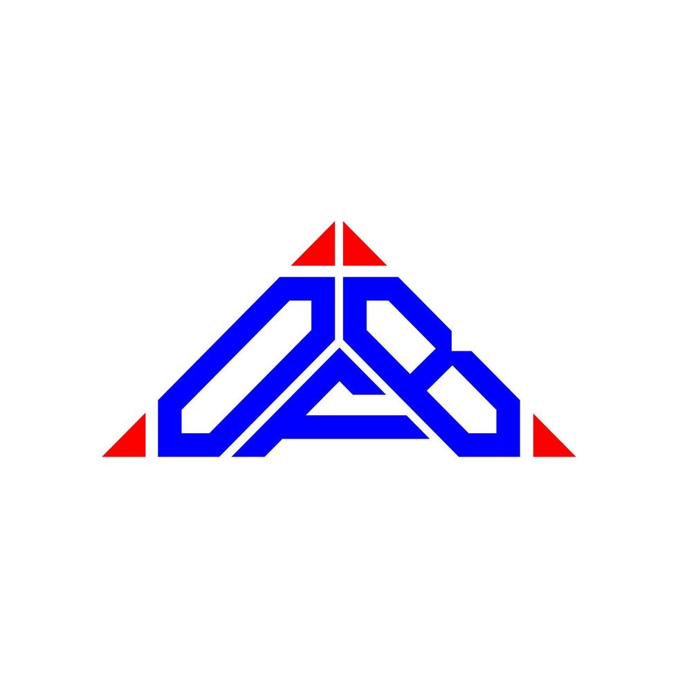 diseño creativo del logotipo de la letra ofb con gráfico vectorial, logotipo simple y moderno de ofb. vector