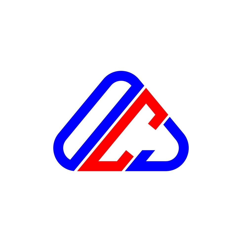 OCJ letter logo creative design with vector graphic, OCJ simple and modern logo.