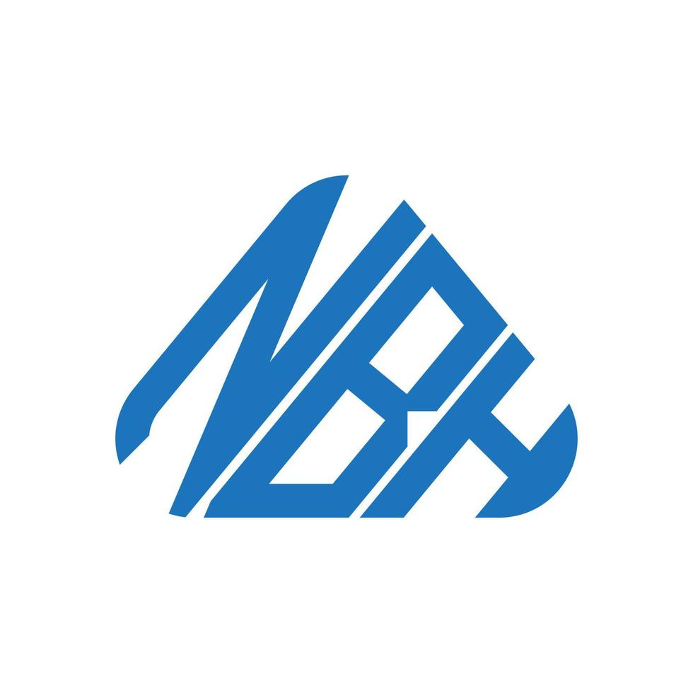 Diseño creativo del logotipo de la letra nbi con gráfico vectorial, logotipo simple y moderno de nbi. vector