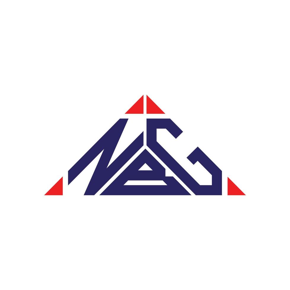 NBG letter logo creative design with vector graphic, NBG simple and modern logo.