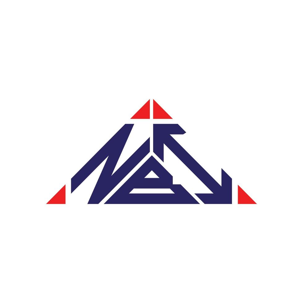 NBI letter logo creative design with vector graphic, NBI simple and modern logo.