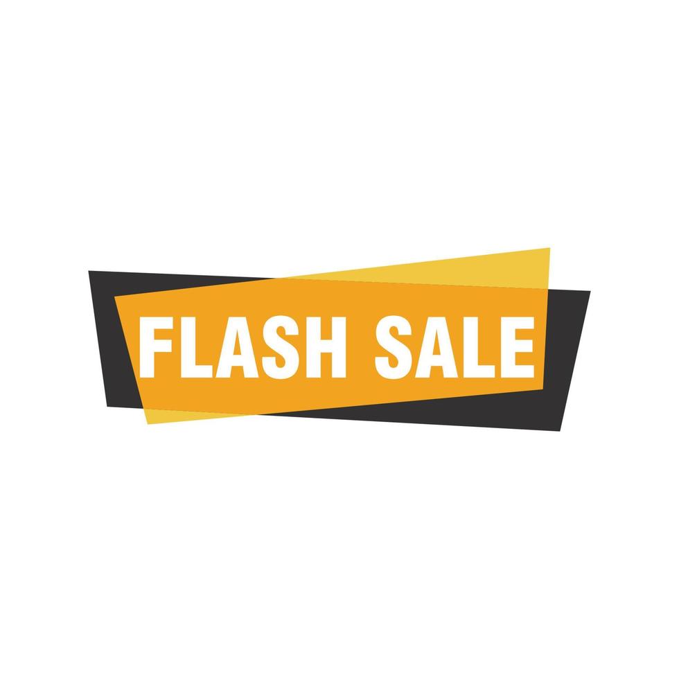 Flash Sale banner template design.Vector illustration. vector