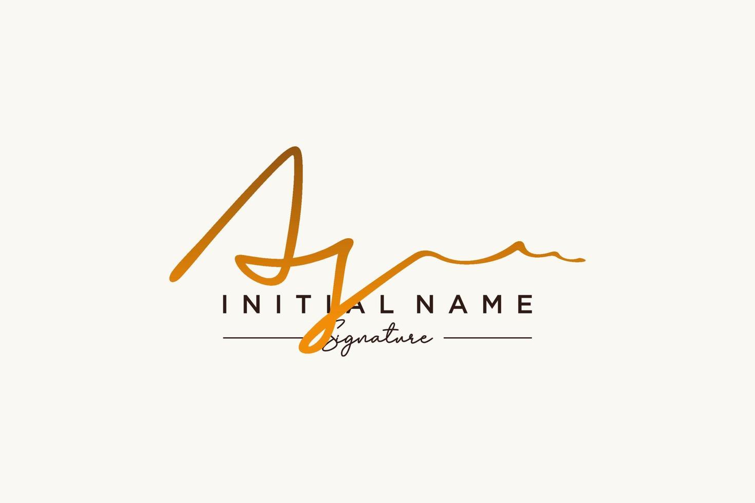 Initial AS signature logo template vector. Hand drawn Calligraphy lettering Vector illustration.