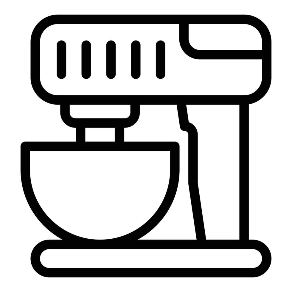 Mixer icon, outline style vector