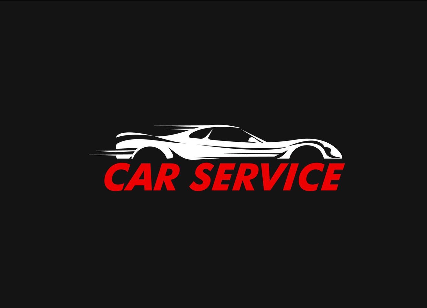 Car repair service, automobile workshop icon vector