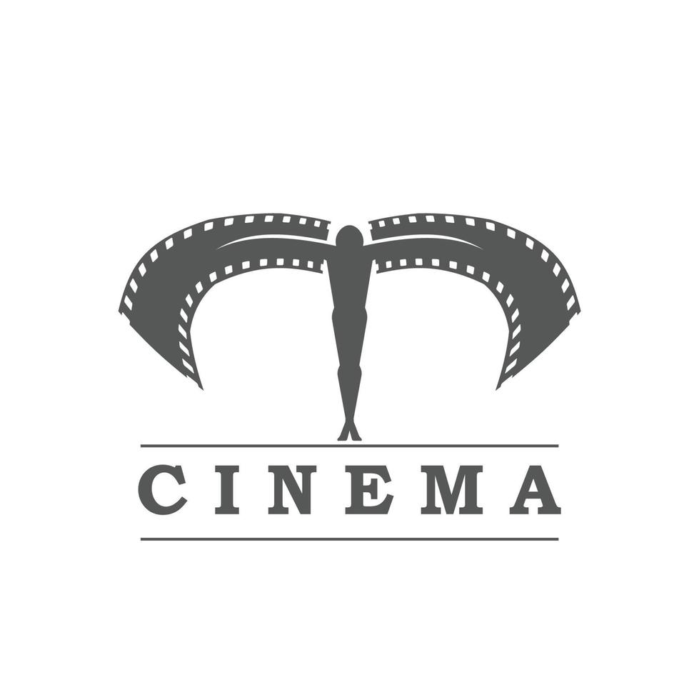 icono del cine, película de cine o estudio cinematográfico vector