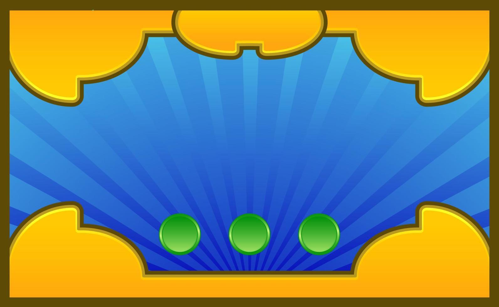 Game frame HUD for Game, UI, UX, KIT. vector