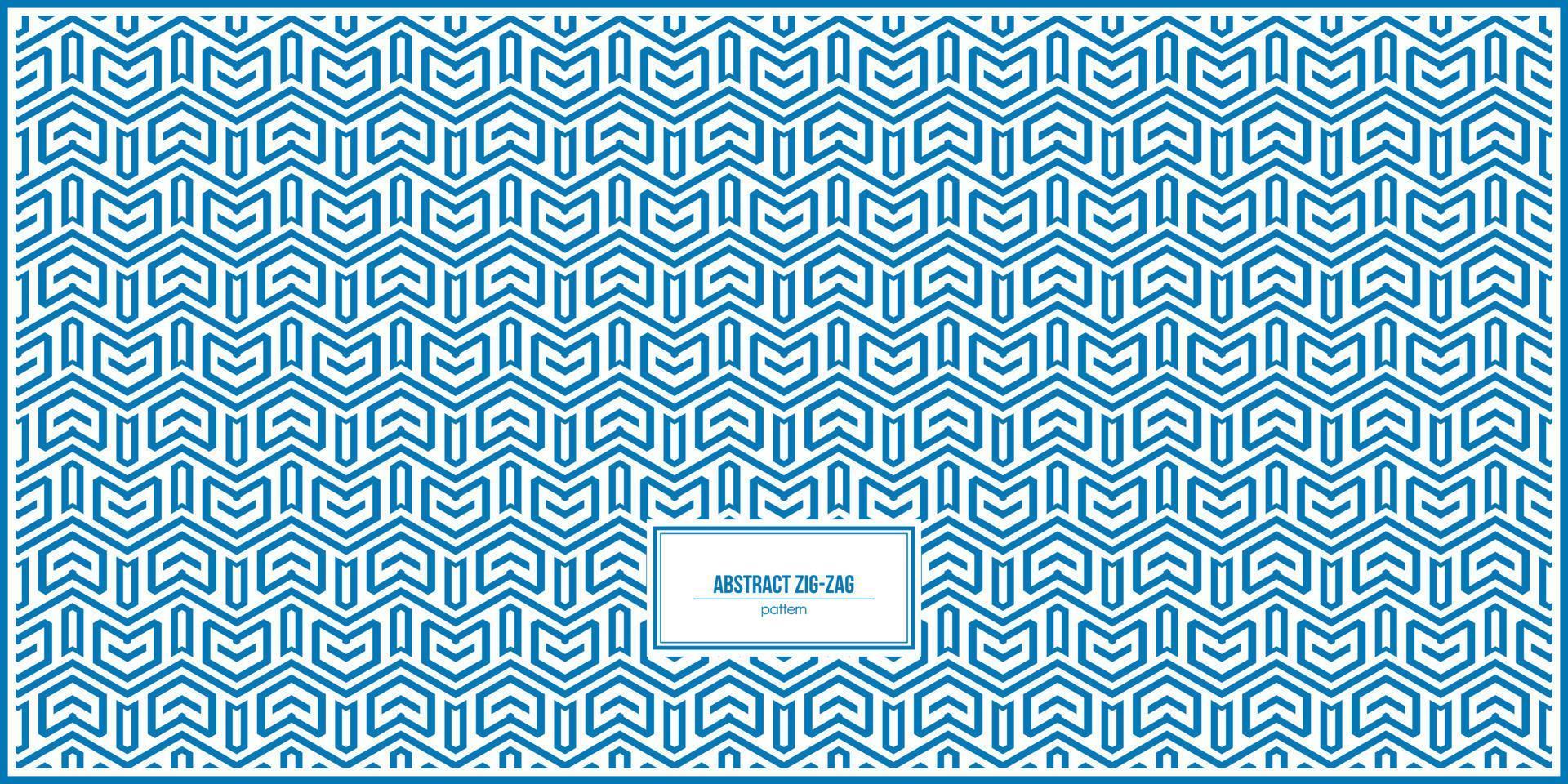 abstract zig-zag pattern with modern style vector