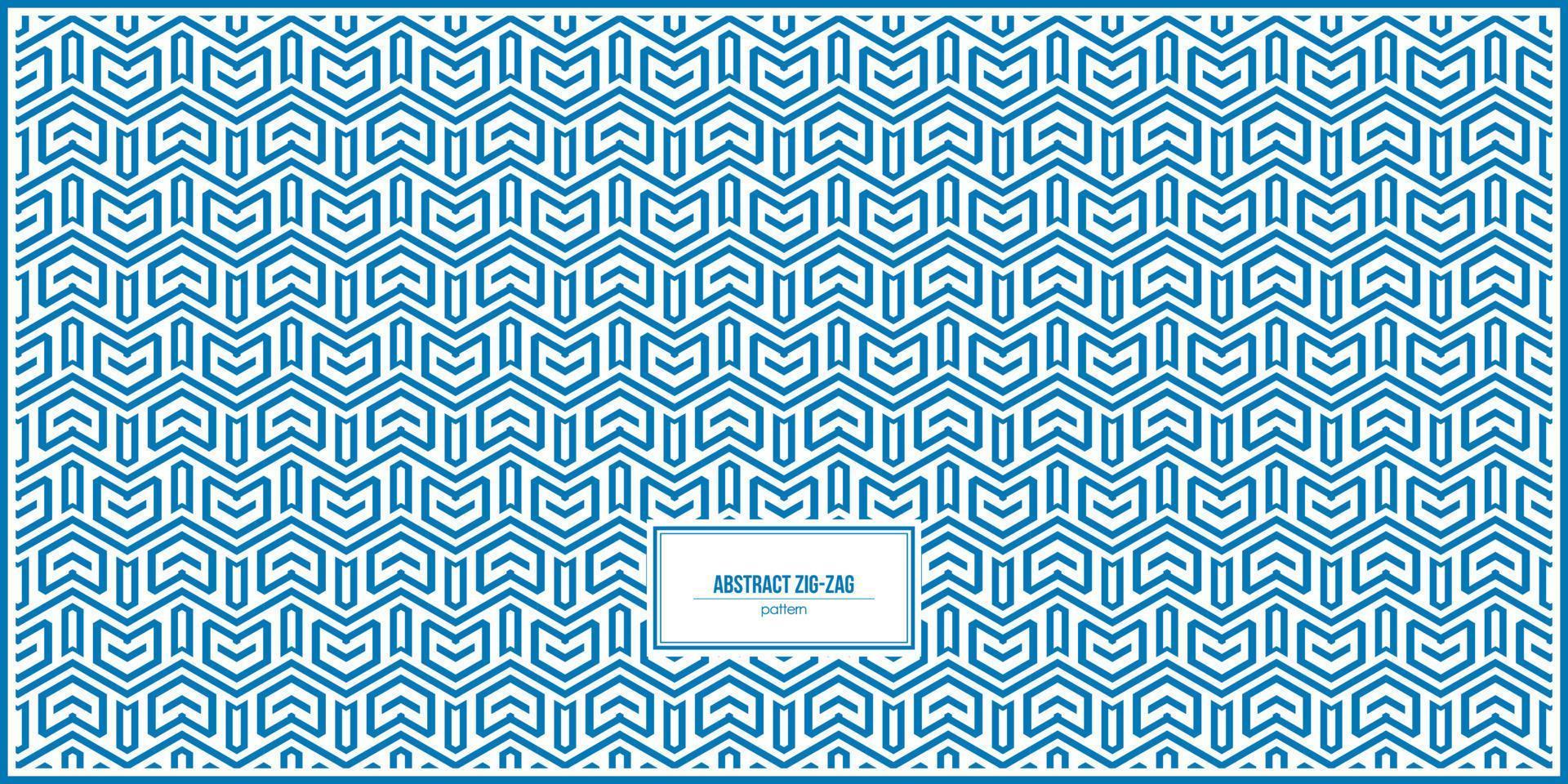 abstract zig-zag pattern with modern style vector