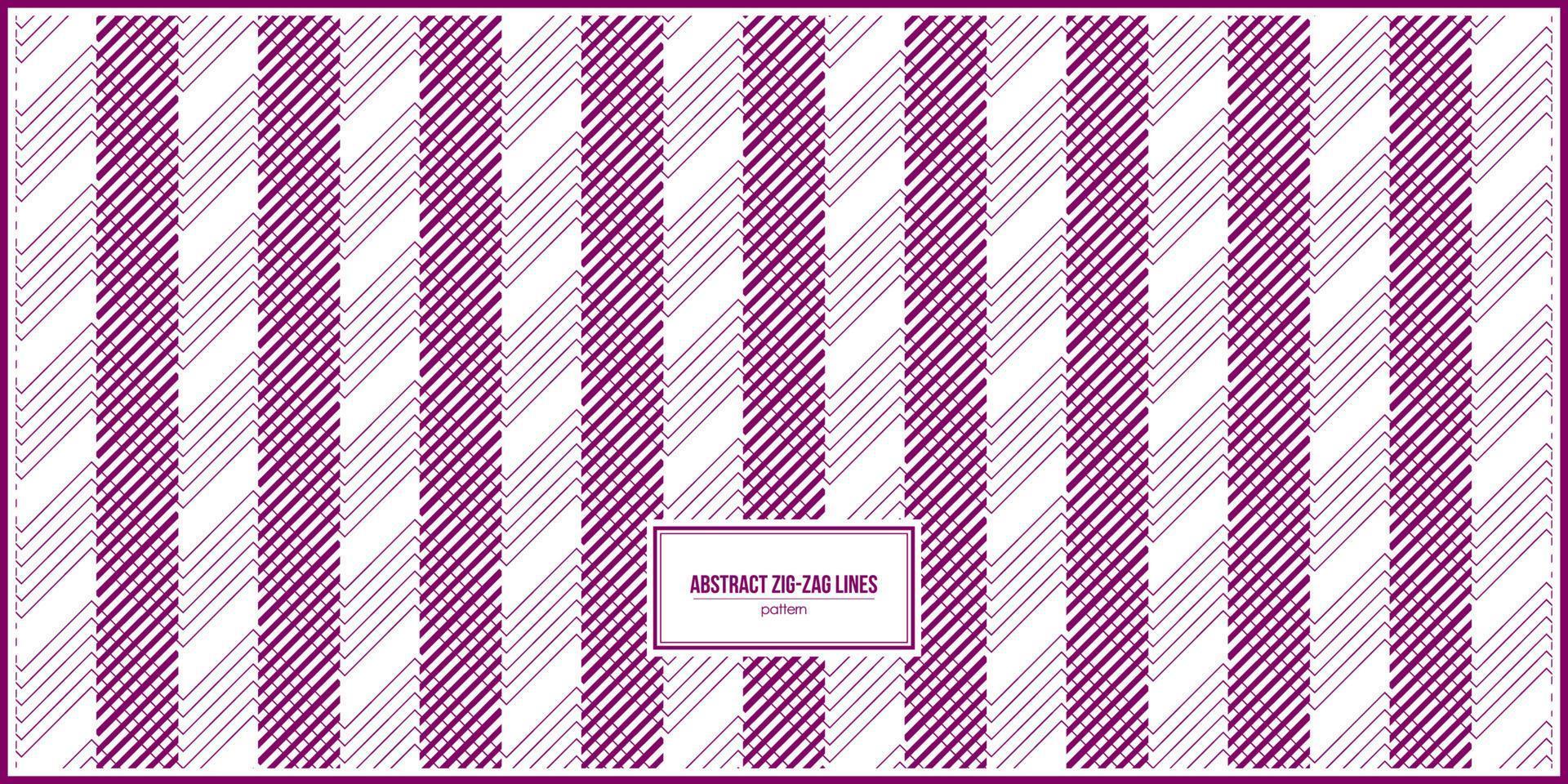 abstract zig-zag lines pattern with bold stripe bars vector