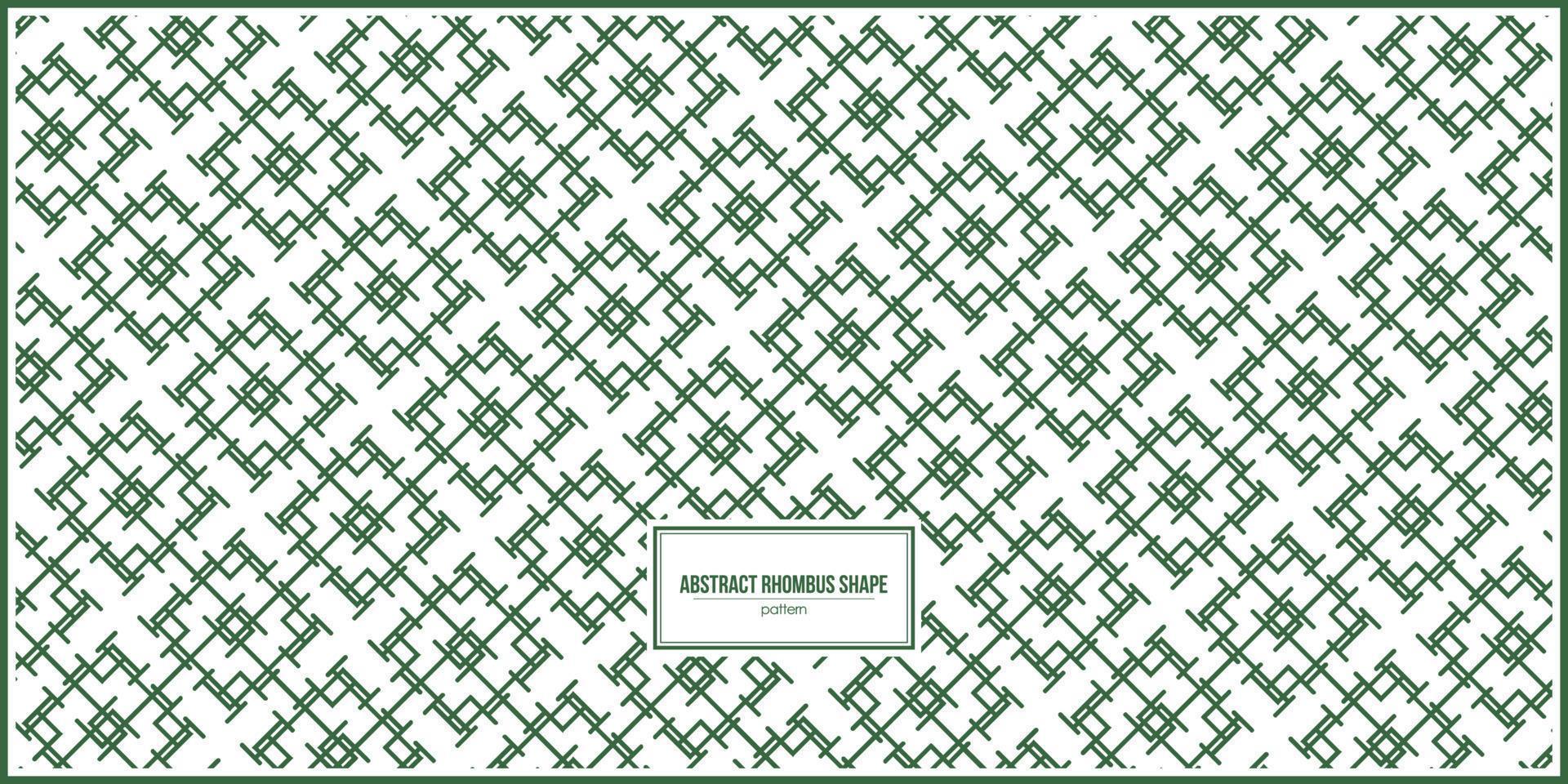 abstract pattern of unique rhombus shape vector