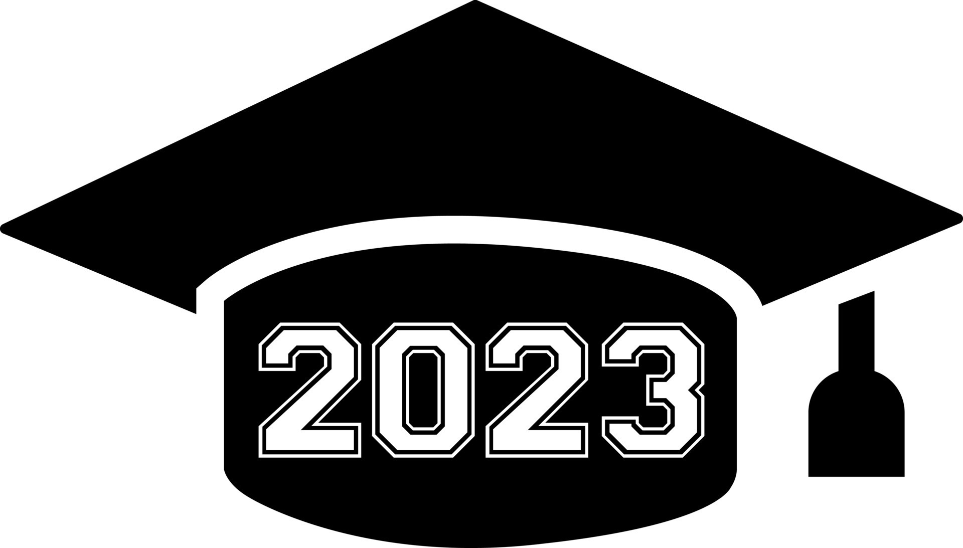 Class of 2024 Graduation Cap - SVG file Stock Vector