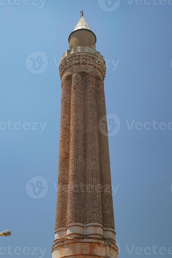 Yivliminare Mosque in Antalya, Turkiye photo