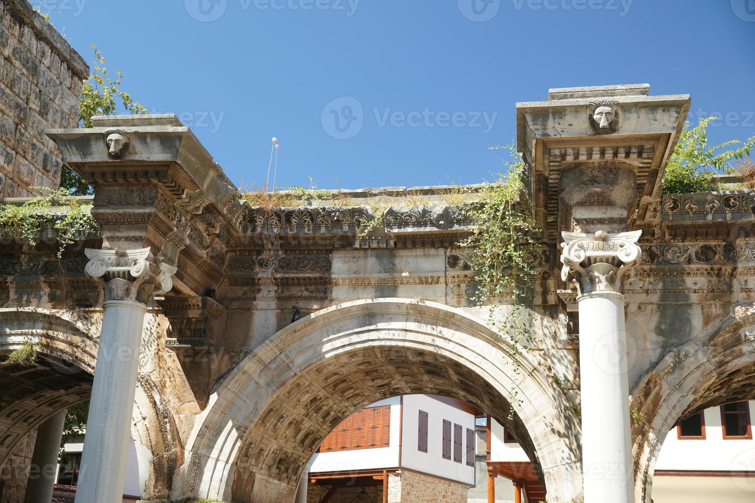 Hadrians Gate in Antalya, Turkiye photo