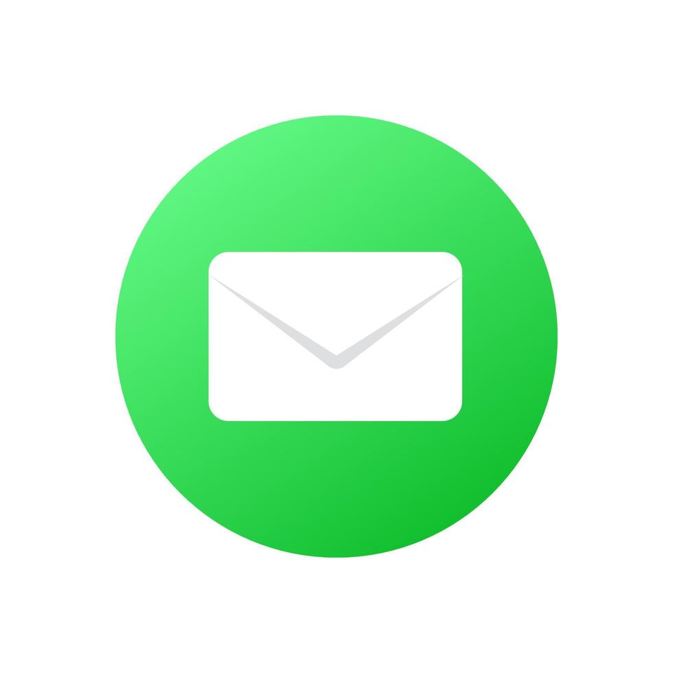 Mail, message envelope icon vector for web or mobile app