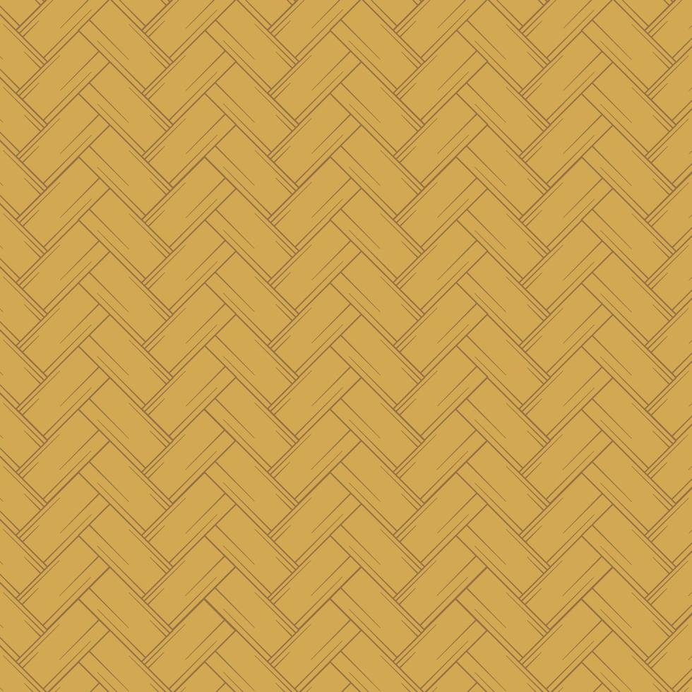 Bamboo Weaving Seamless Pattern for Traditional Wall Background vector