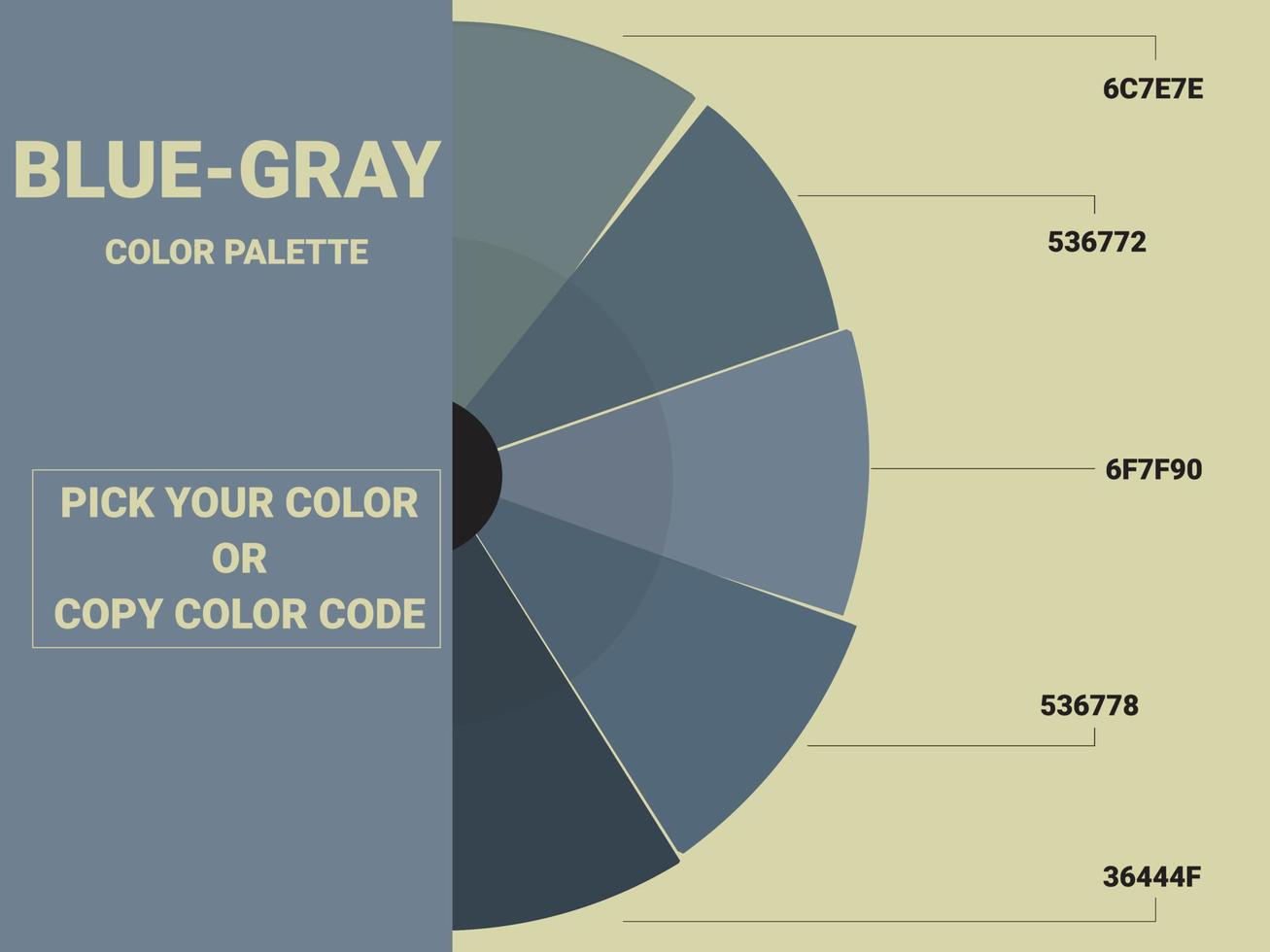 Blue gray color palette 15601597 Vector Art at Vecteezy