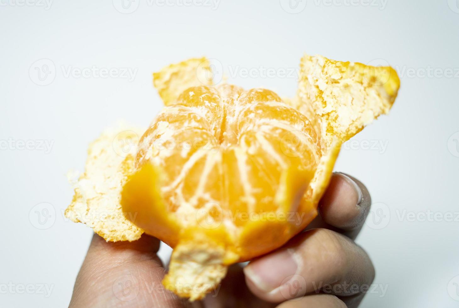 A picture of tangerines inside the studio photo