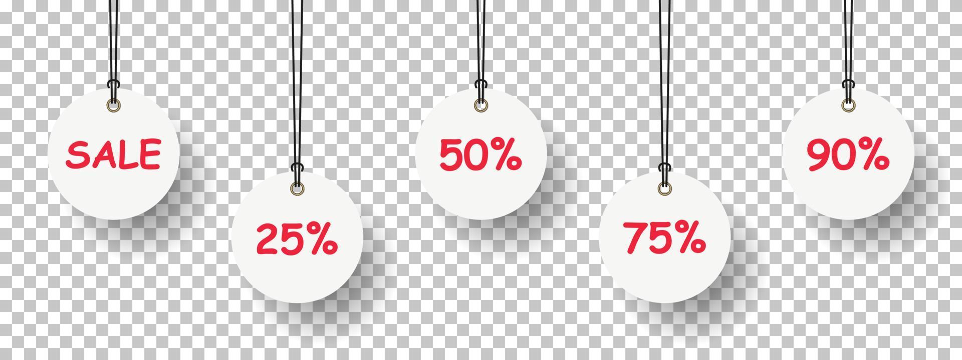 Price tags. Paper labels set. Label tag. Discount price tag. Vector illustration