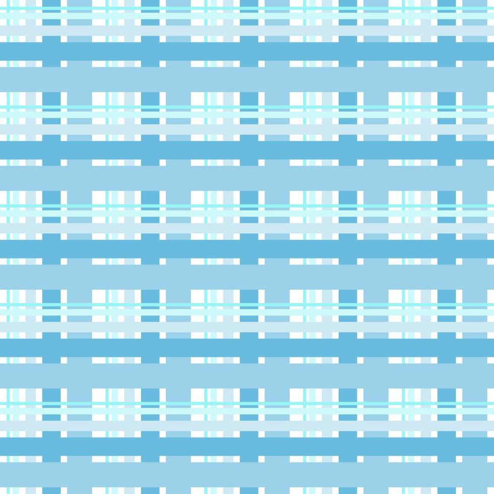 Scottish tartan plaid fabric line blue pastel color seamless patterns. Geometric motif vintage retro modern style. Fabric madras pattern minimal folk print vector. Design for backdrop clothing textile vector