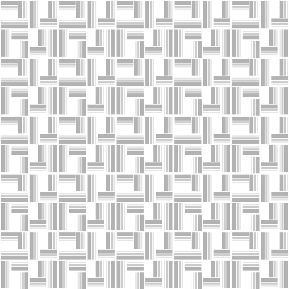 Geometric seamless basket weave pattern gray on white background. Abstract line fabric seamless patterns vector illustration modern retro vintage design for textile, wallpaper, clothing, backdrop.