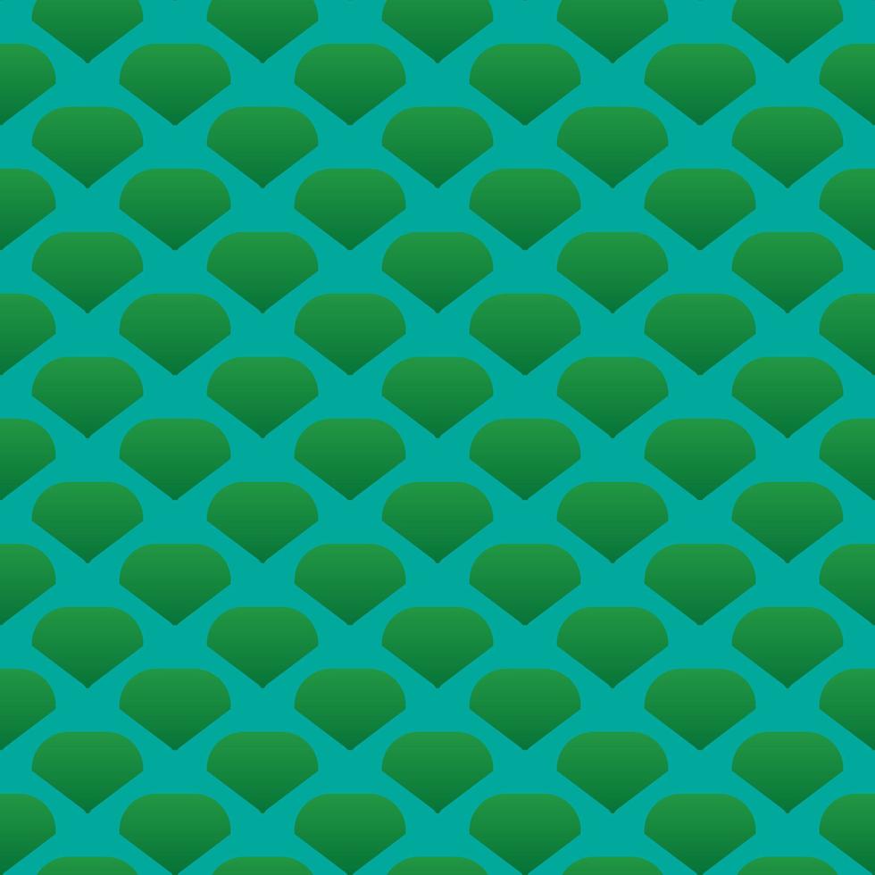 Abstract geometric line fish scales seamless pattern graphic diamond shape green background. Design for textile, wallpaper, clothing, backdrop, tile, wrapping, fabric, art print. Modern retro style vector