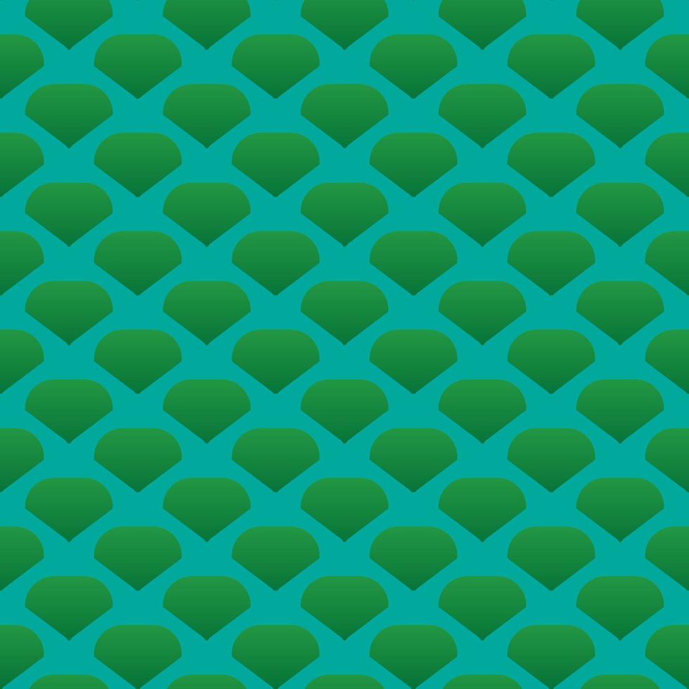 línea geométrica abstracta escamas de pescado patrón sin costuras gráfico forma de diamante fondo verde. diseño para textiles, papel pintado, ropa, telón de fondo, baldosas, envoltura, tela, impresión artística. estilo retro moderno vector