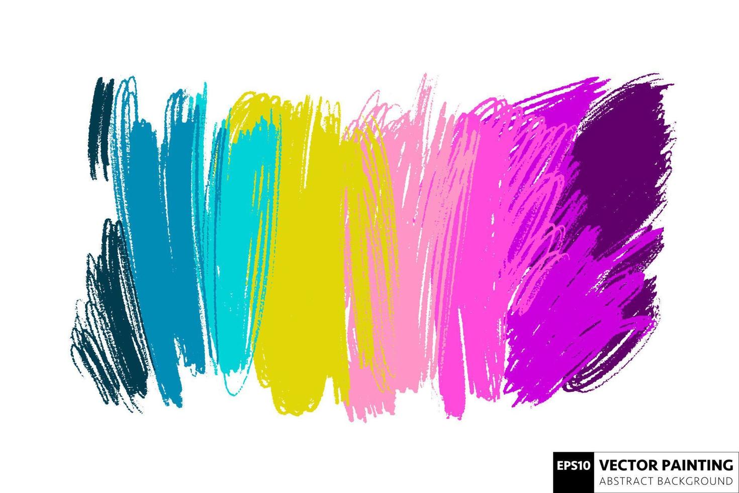 fondo de pintura abstracta vectorial. ilustraciones dibujadas a mano, manchas texturizadas. color pastel trazos dibujados a mano telón de fondo artístico. vector