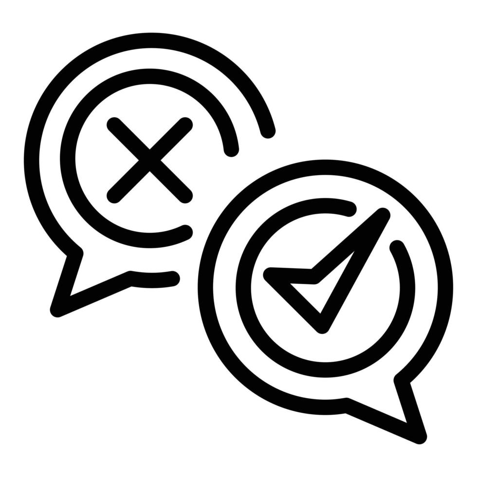 Assignment tasks icon, outline style vector