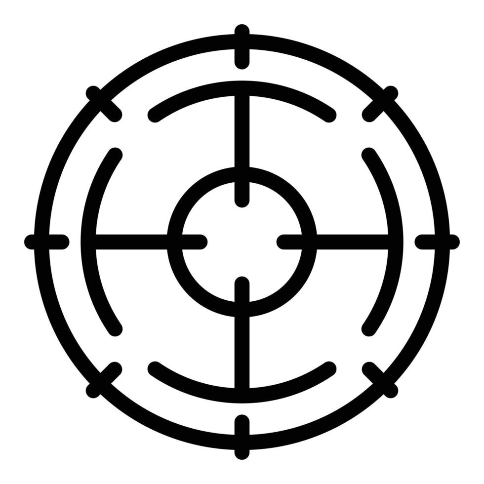 Screen focus icon, outline style 15603942 Vector Art at Vecteezy