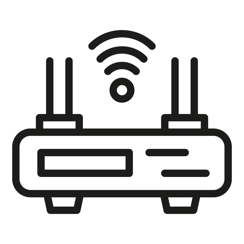 Wifi modem device icon, outline style 15604636 Vector Art at Vecteezy
