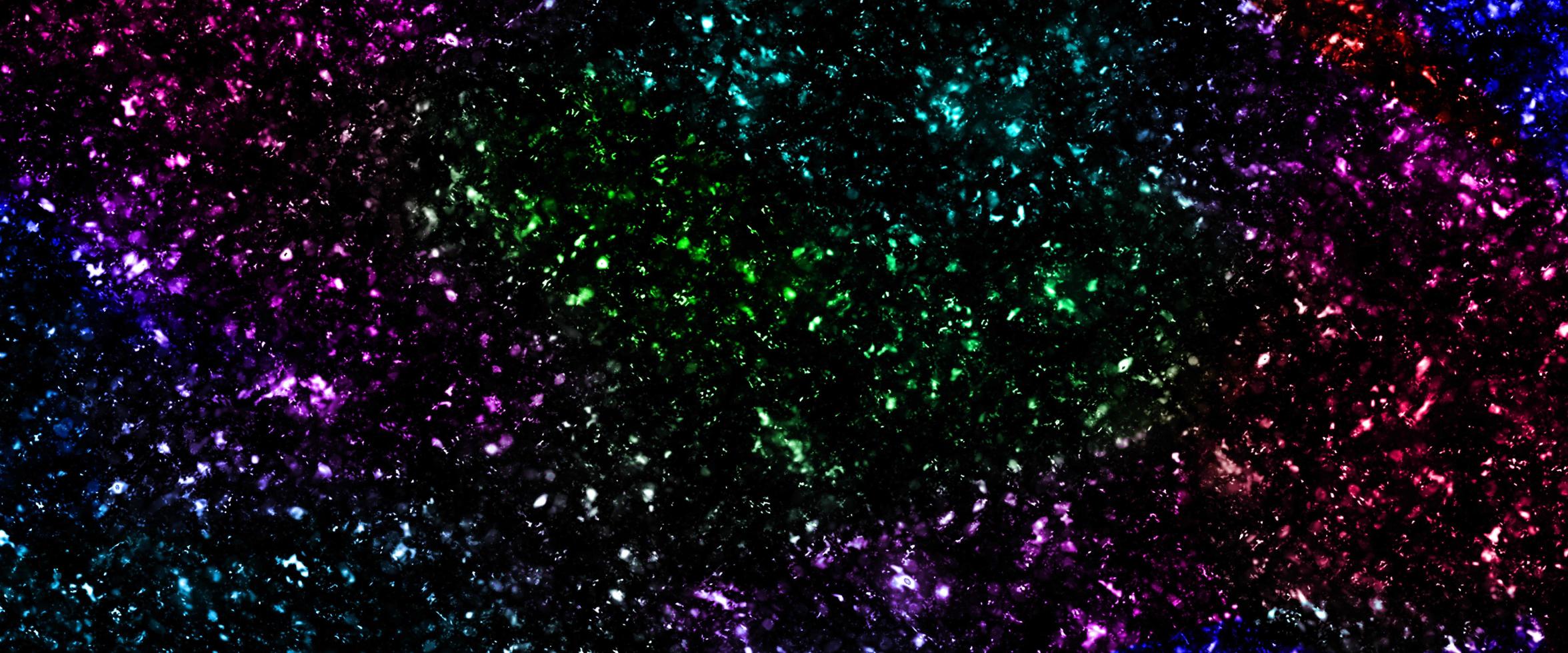 Colorful background blurry snow. Bokeh background with snowflake. Winter glittering snowflakes swirl bokeh background, backdrop with sparkling blue stars. Snowflake winter season. photo