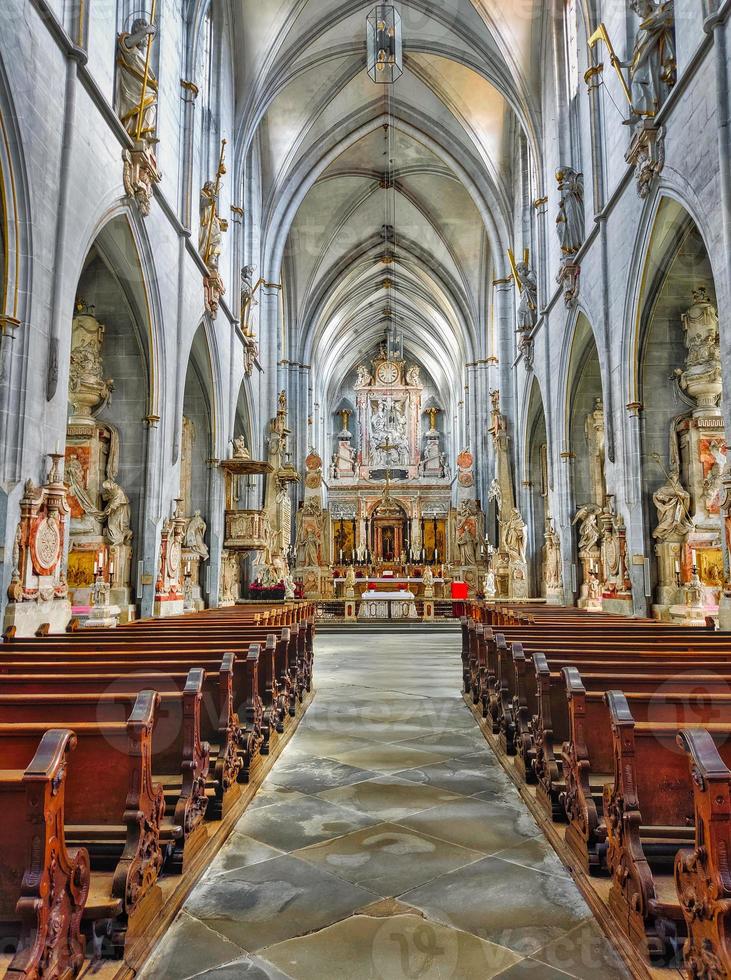 Inside a catholic church photo
