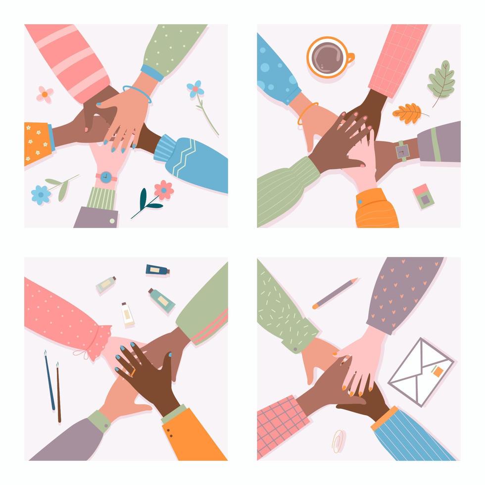 Diversity Illustration Collection vector