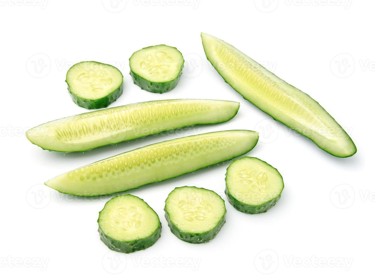 Slices of cucumber photo