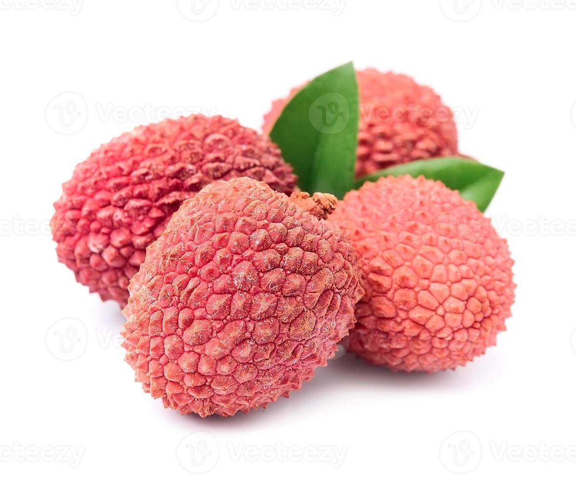 Sweet lychees fruits photo