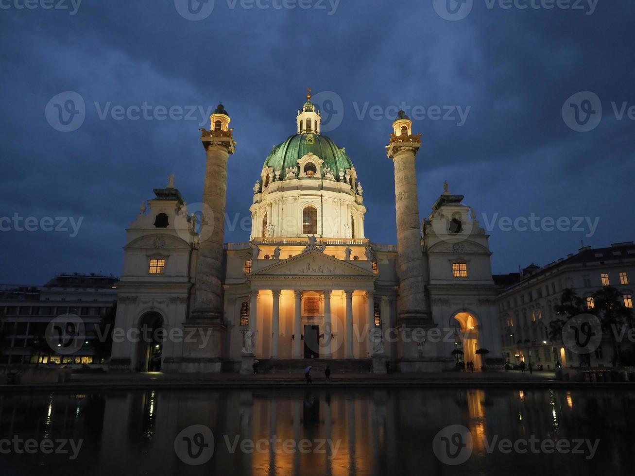 Karlskirche church in Vienna photo