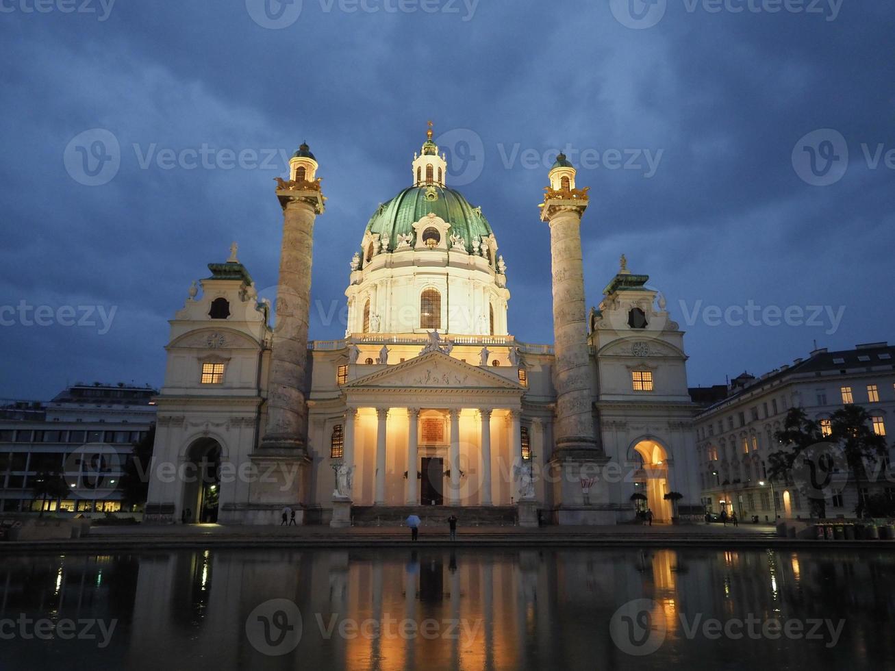 Karlskirche church in Vienna photo
